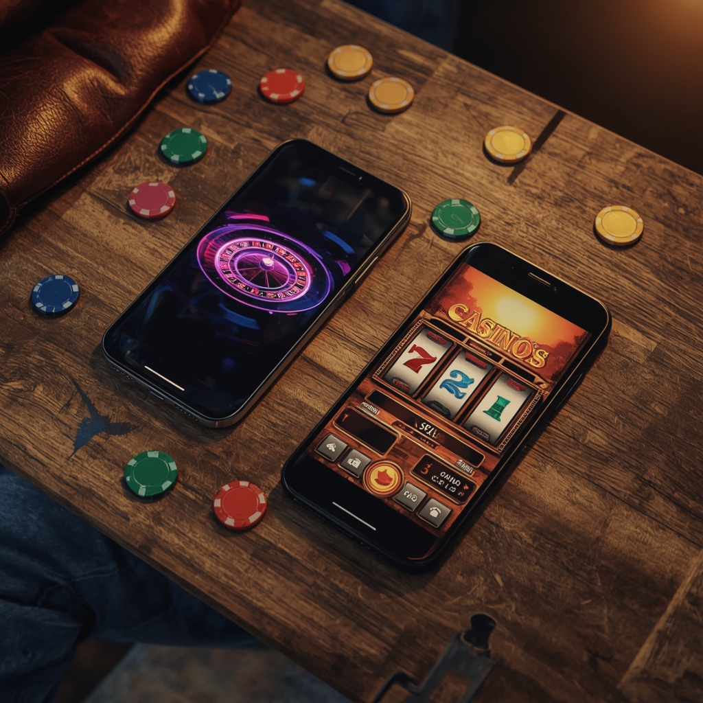 Application mobile Lucky Treasure Casino sur smartphone